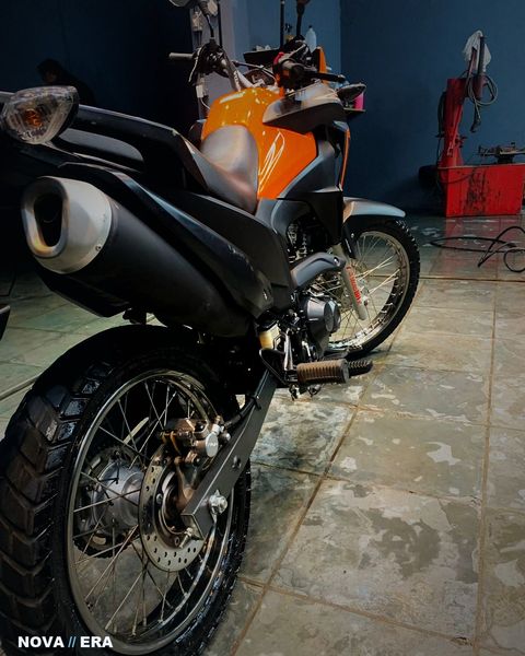 Moto após lavagem e brilho na Nova Era